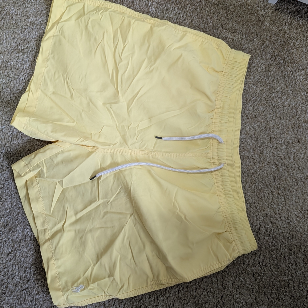 Polo Ralph Lauren Classic Traveller Swim Short Yellow in Size L